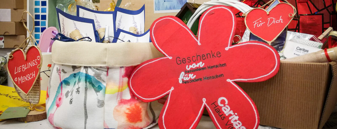 Handgemachte Unikate aus dem Caritas Haus Vitus