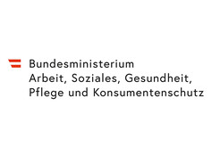 Logo des Bundesministeriums für Arbeit, Soziales, Gesundheit, Pflege und Konsumentenschutz.. 