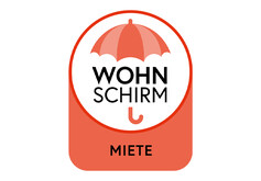 Das Logo von Wohnschirm Miete. 