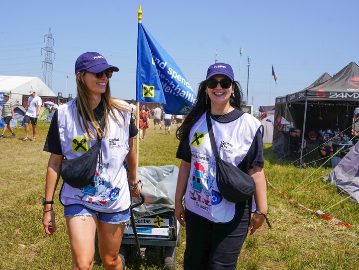 Pfandsammeln am Nova Rock