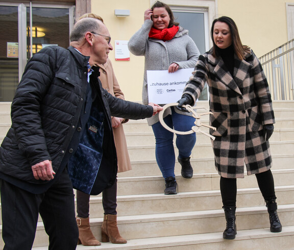 „zuhause ankommen“, eine Initiative der BAWO mit der Caritas, Volkshilfe und Diakonie