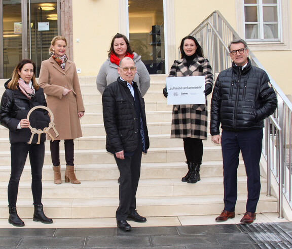 „zuhause ankommen“, eine Initiative der BAWO mit der Caritas, Volkshilfe und Diakonie